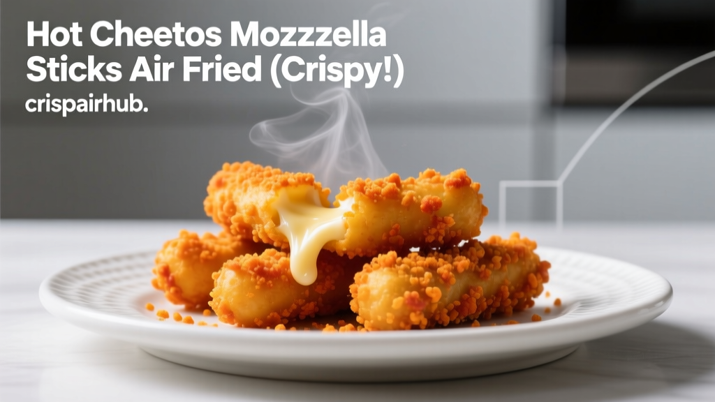 Hot Cheetos Mozzarella Sticks Air Fried (Crispy!)
