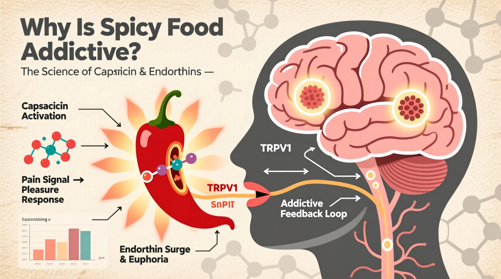 why is spicy food addictive the science of capsaicin and endorphins