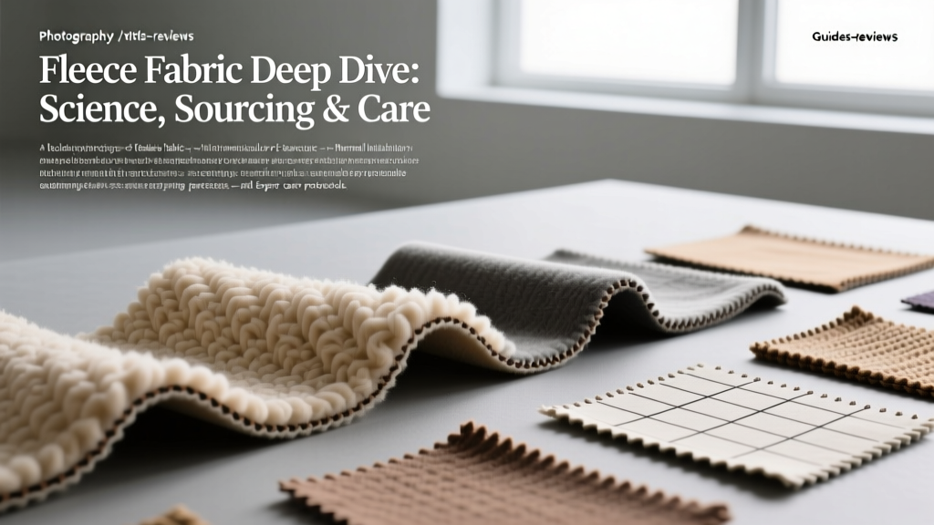 Fleece Fabric Deep Dive: Science, Sourcing & Care