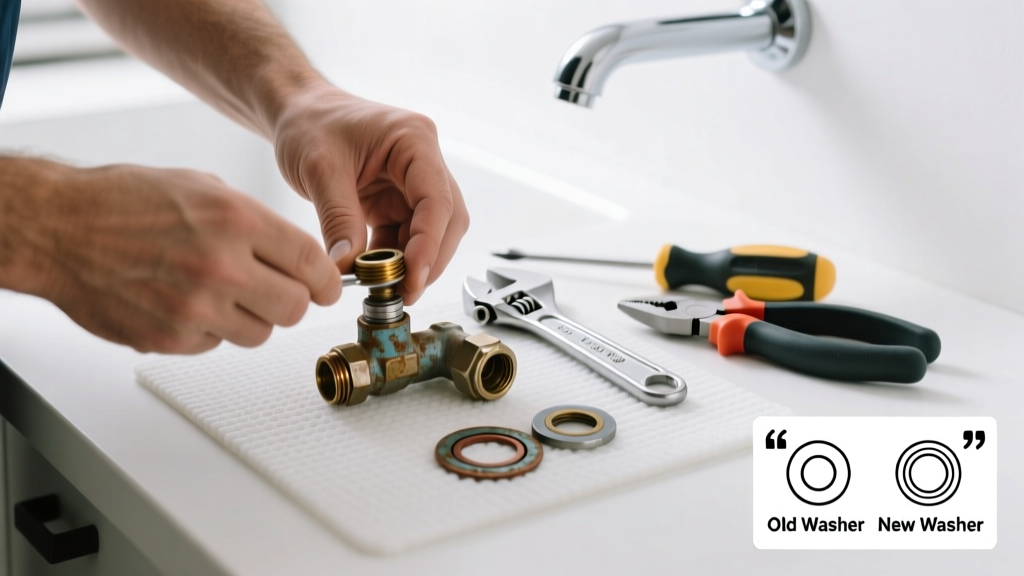 How to Replace a Leaking Faucet's Faulty Part