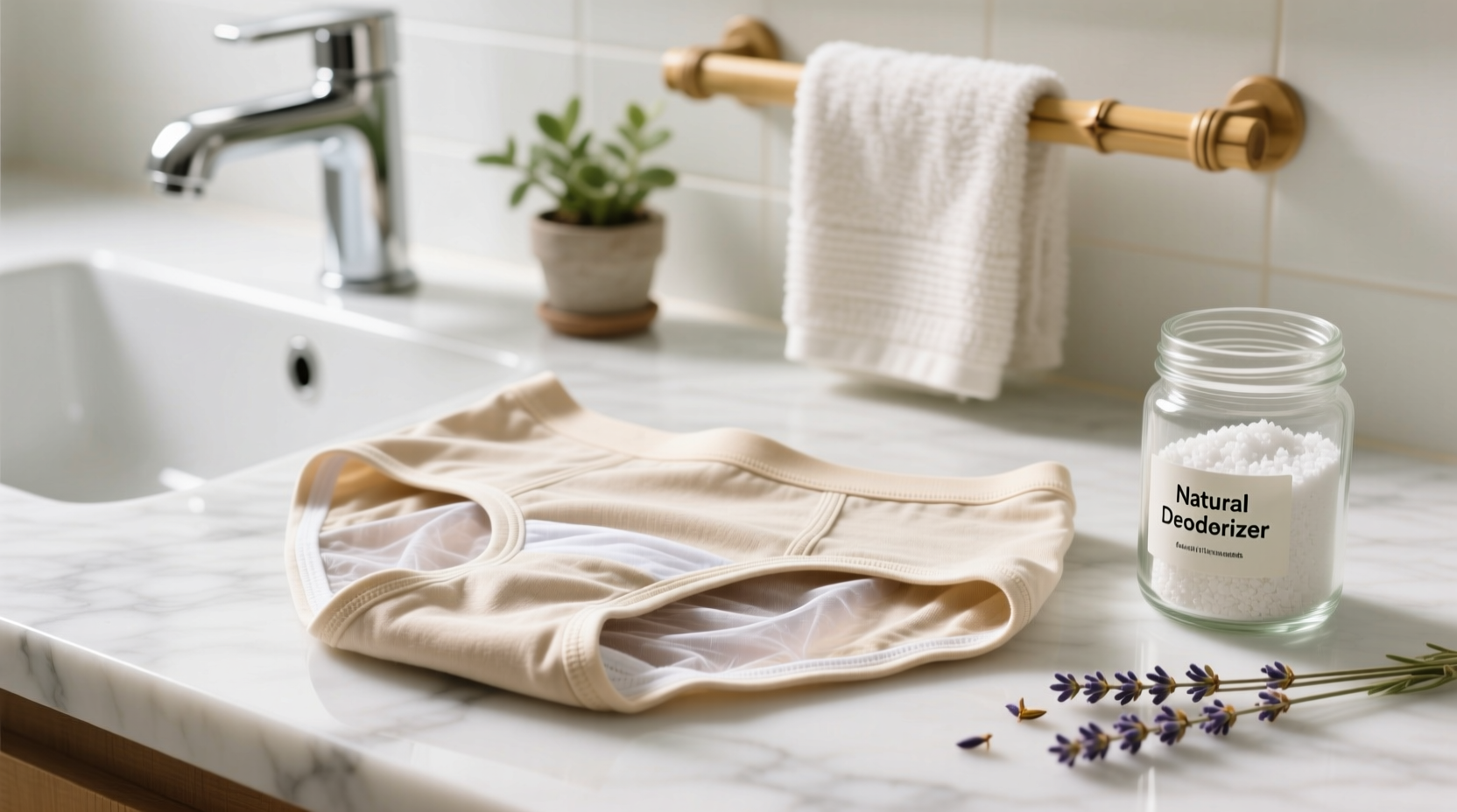 how to deodorize period underwear safely
