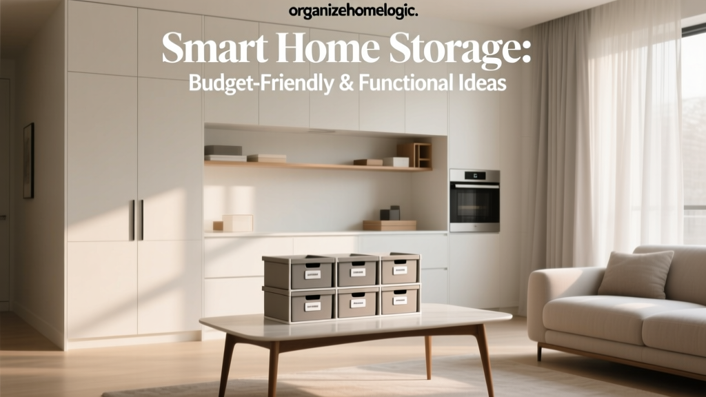 Smart Home Storage: Budget-Friendly & Functional Ideas