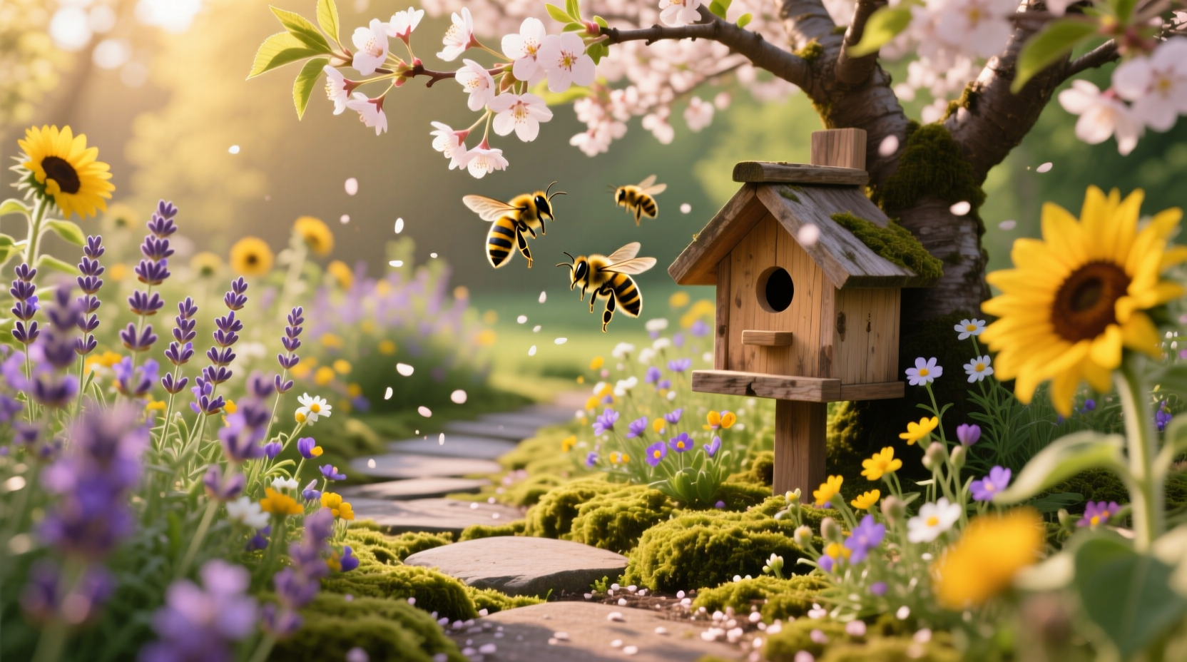 attract bees to your garden
