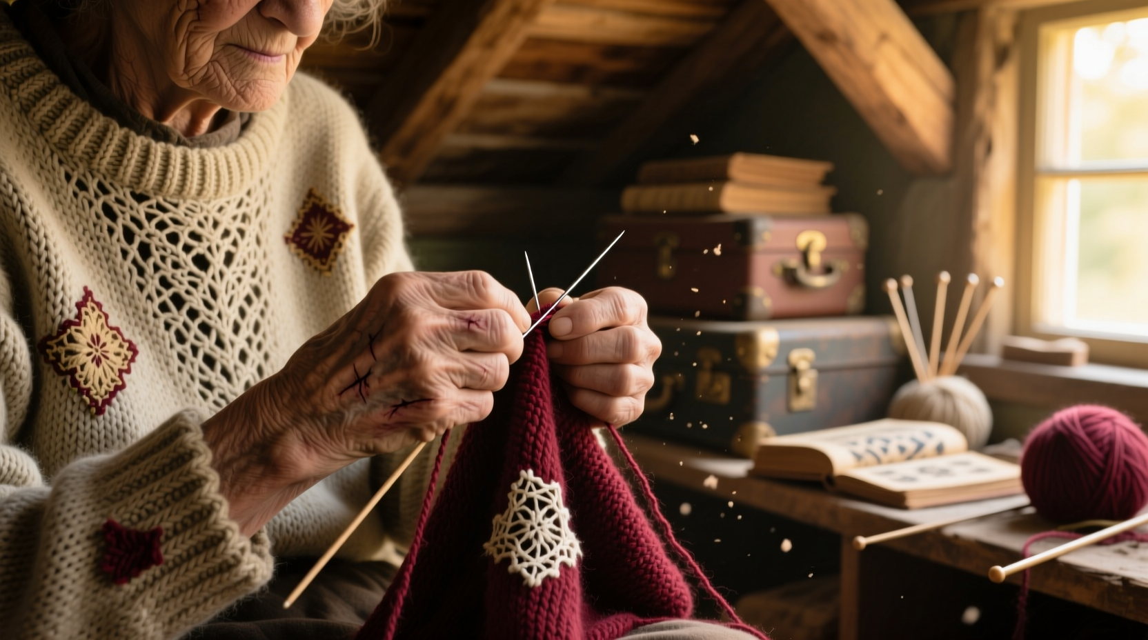 learn lost art mending knitted garments