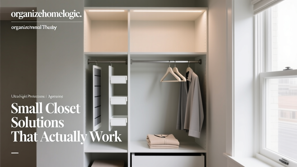 Small Closet Solutions That Actually Work
