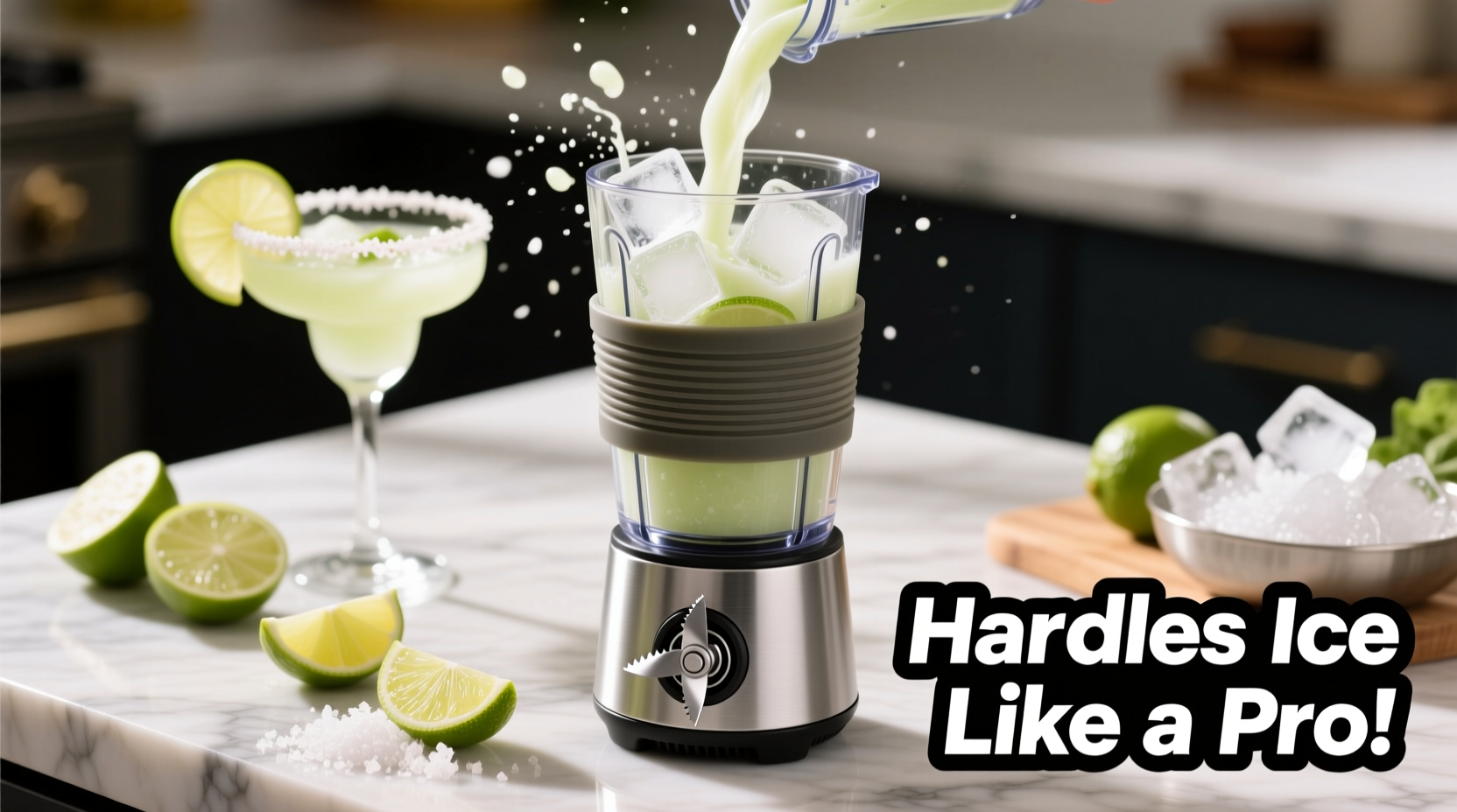 portable blenders for margaritas do they handle ice well