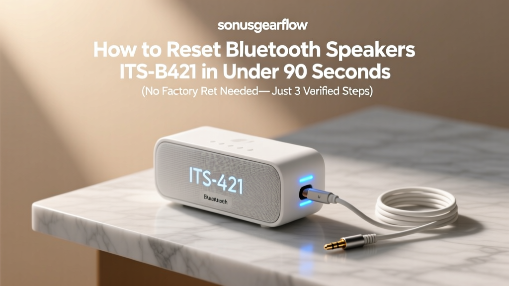 ITS-B421 Bluetooth Reset: Fix Pairing in 90 Sec