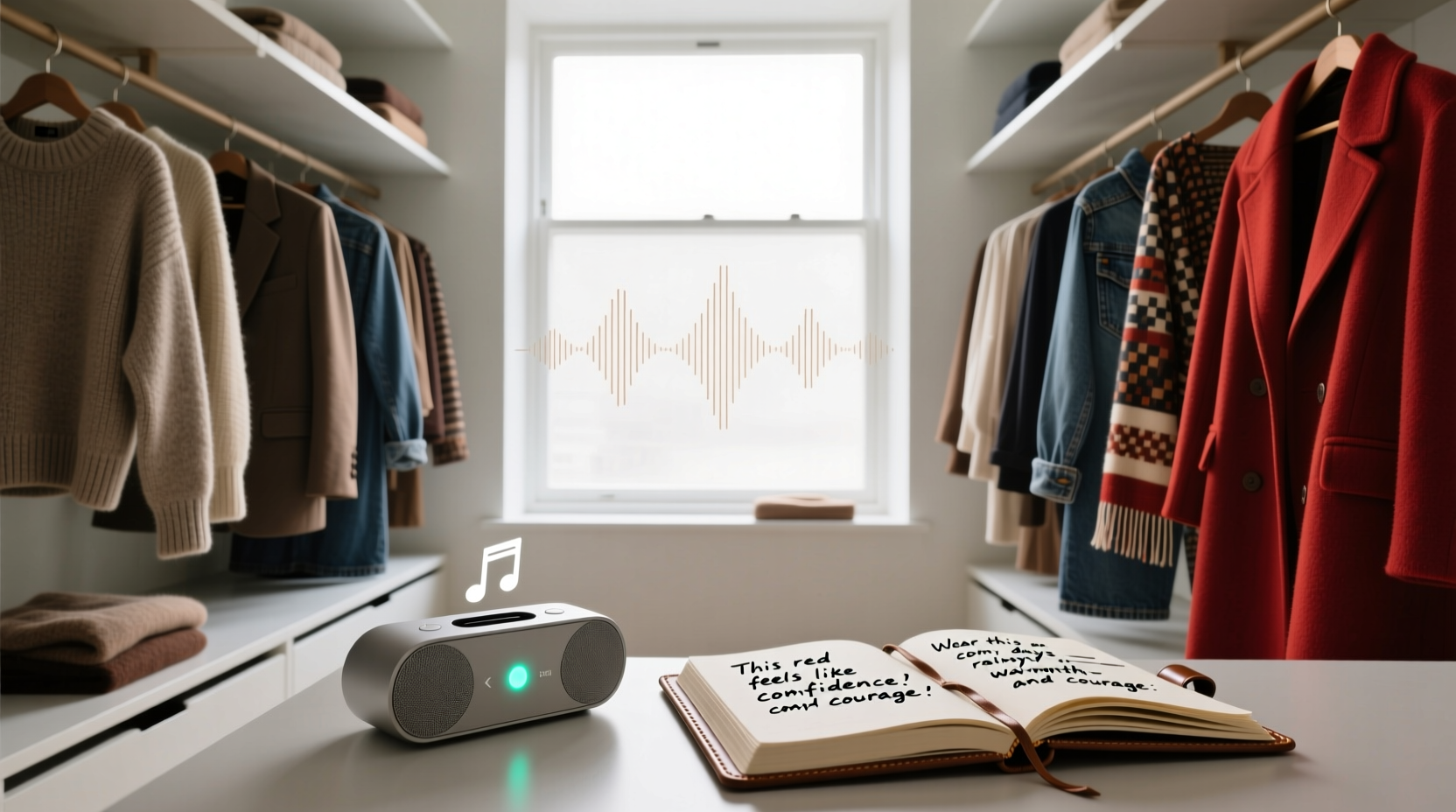 closet organization tips audio outfit journaling wins