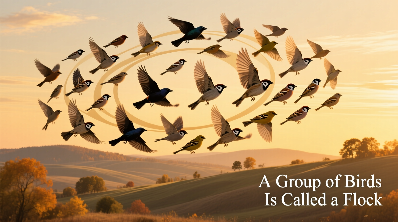 a group of birds is called
