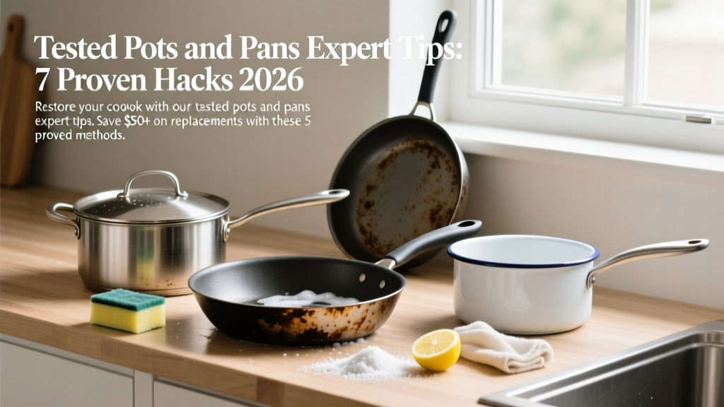 Tested Pots and Pans Expert Tips: 7 Proven Hacks 2026