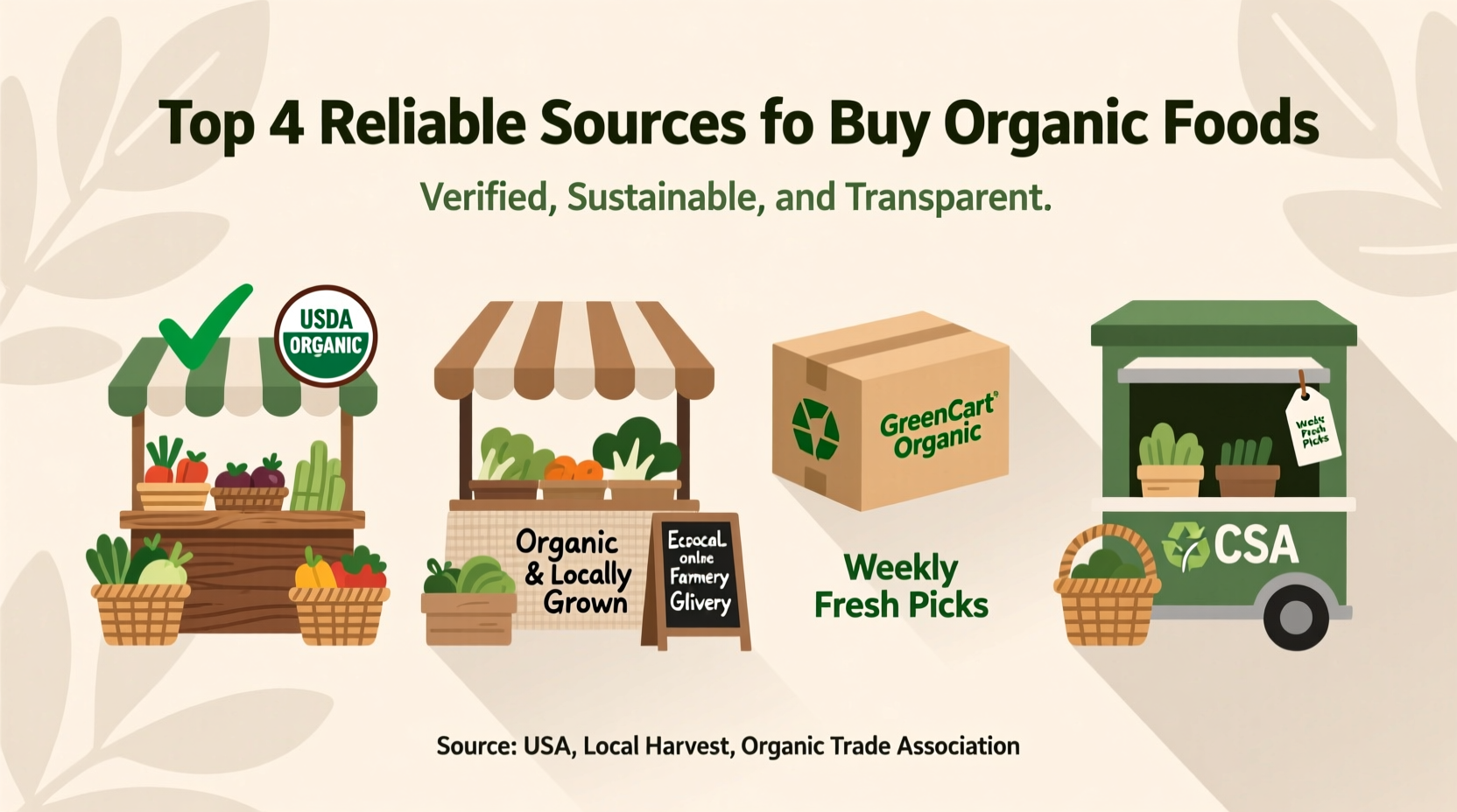 Reliable Sources for Organic Food Purchases