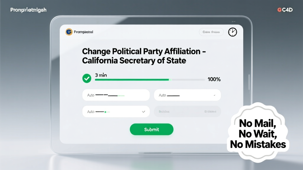 Change Party Affiliation in California (2026)