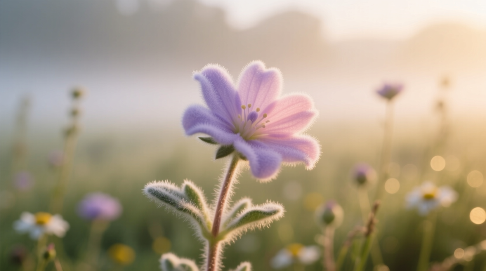 fuzzy flower plant