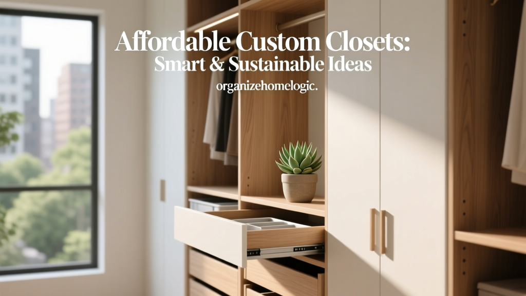 Affordable Custom Closets: Smart & Sustainable Ideas