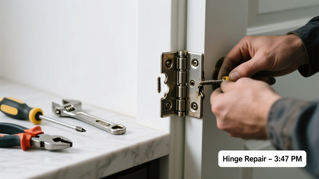 Fixing a Broken Hinge Making Unusual Noise