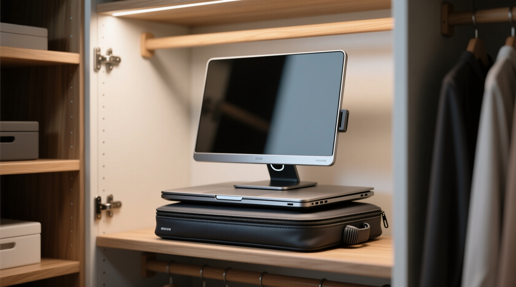 closet organization tips for gaming tech