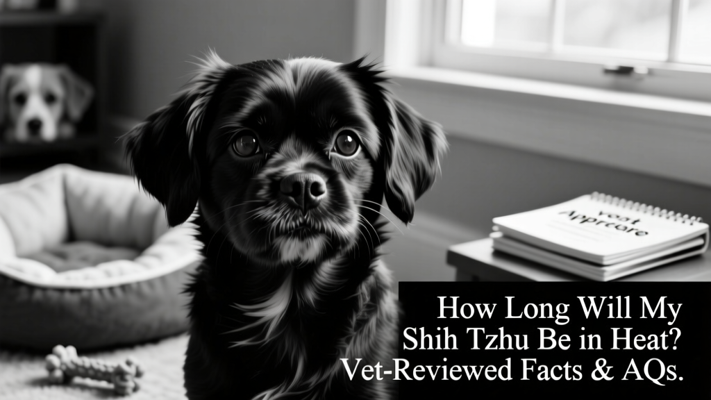 Black and White Shih Tzu