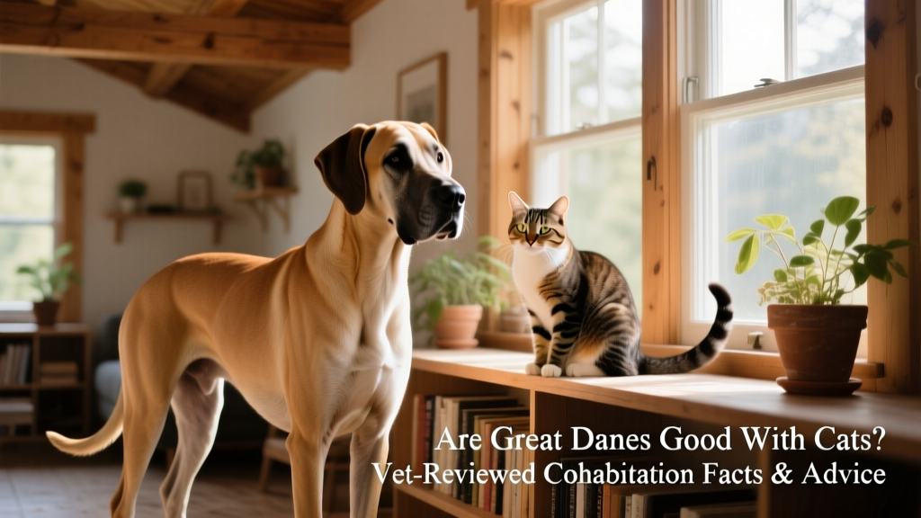 Are Great Danes Good With Cats? Vet-Reviewed Cohabitation Facts & Advice