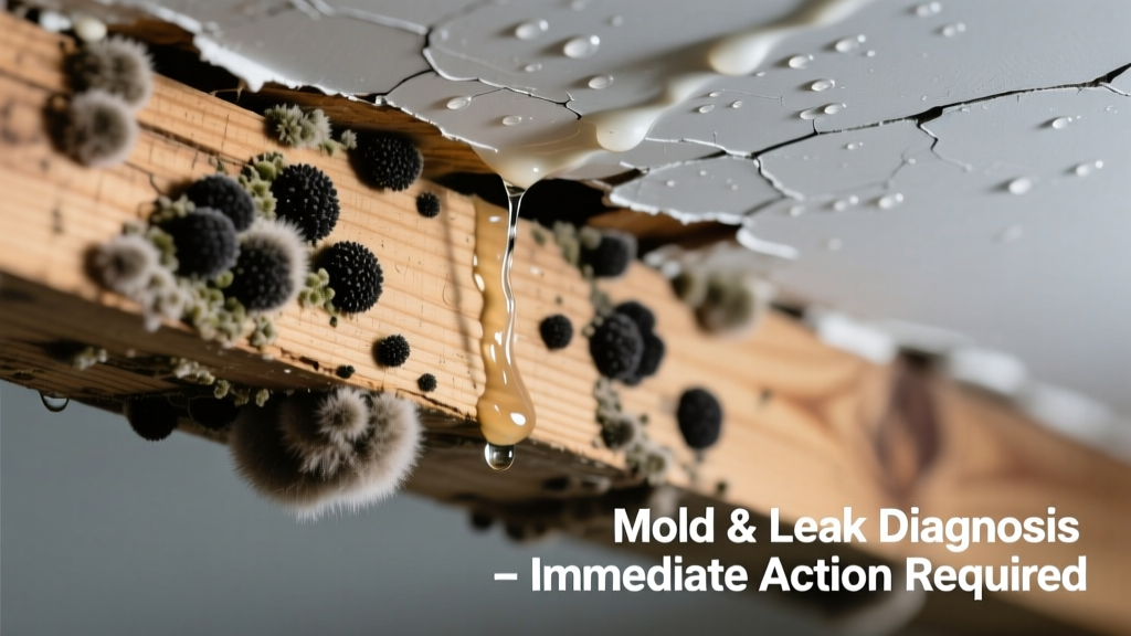 Mold in Attic with Leaking Water: Quick Diagnosis