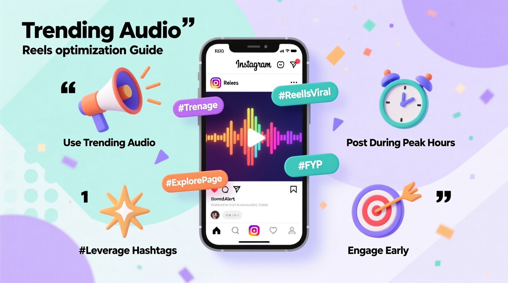 how to boost instagram reels visibility with trending audio and hashtags