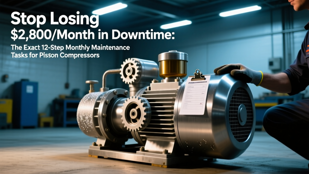 Piston Compressor Monthly Maintenance: 12-Step Guide
