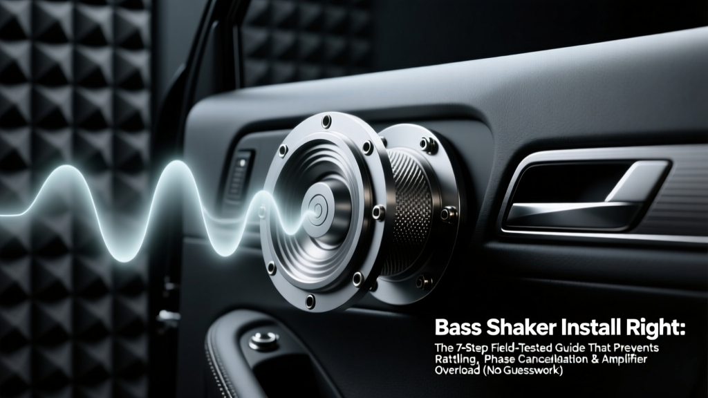 Bass Shaker Install Right: The 7-Step Field-Tested Guide That Prevents Rattling, Phase Cancellation & Amplifier Overload (No Guesswork)