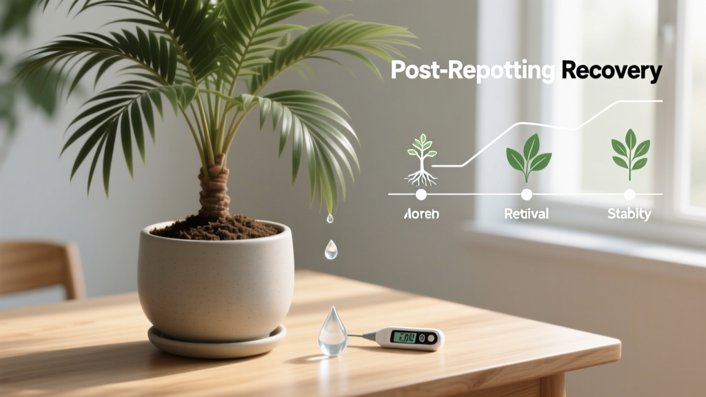 Indoor Palm Repotting Watering Guide (2026)
