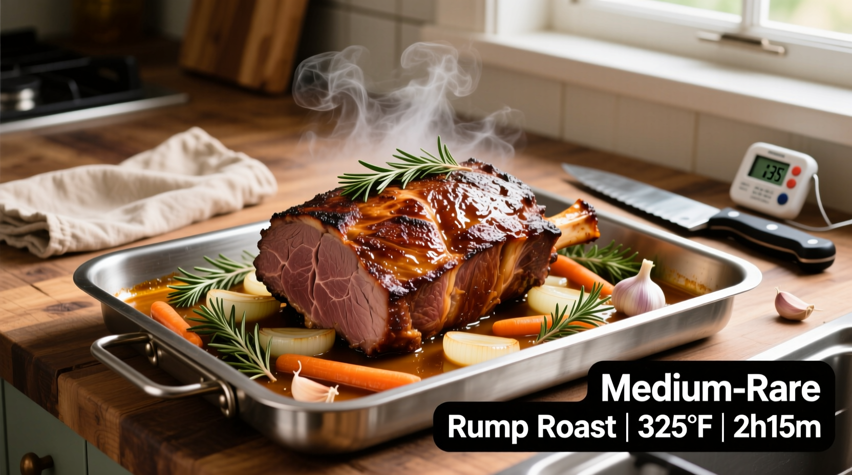 how to cook a rump roast in the oven