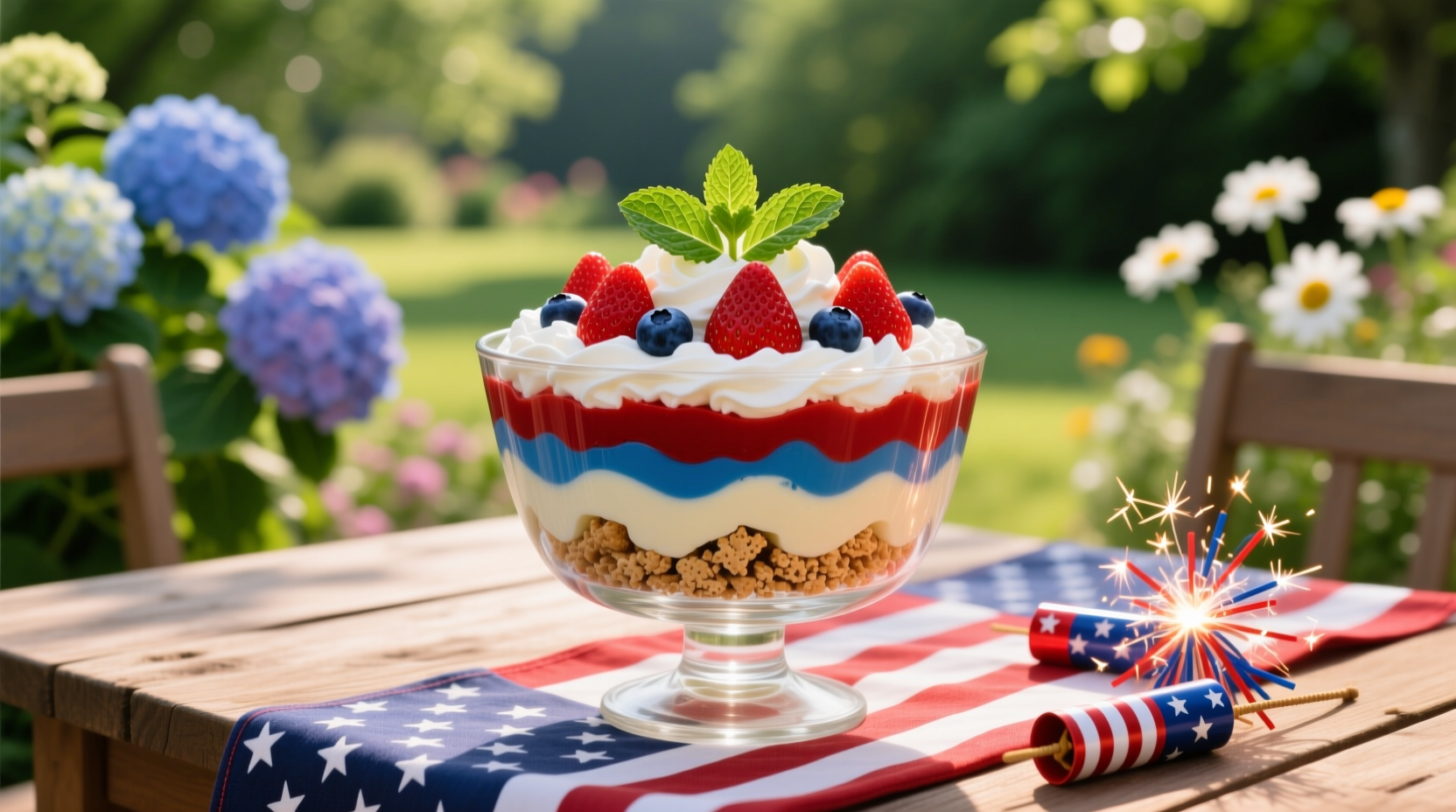 fourth of july trifle