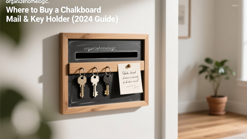Where to Buy a Chalkboard Mail & Key Holder (2024 Guide)