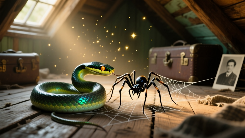 Snake and Spider: Combined Dream Symbolism