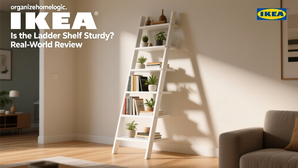 Is the IKEA Ladder Shelf Sturdy? Real-World Review