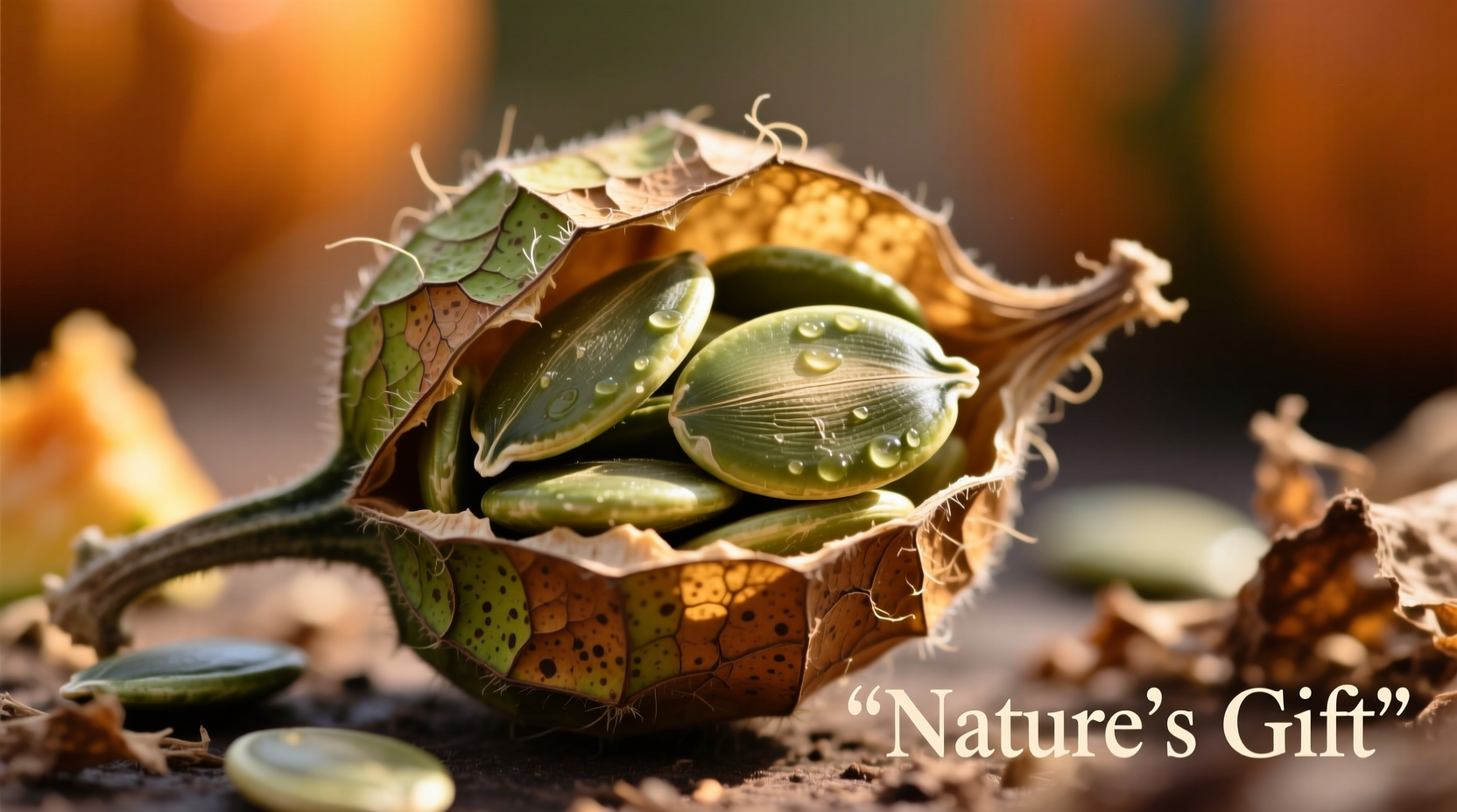 pumpkin seeds in shell