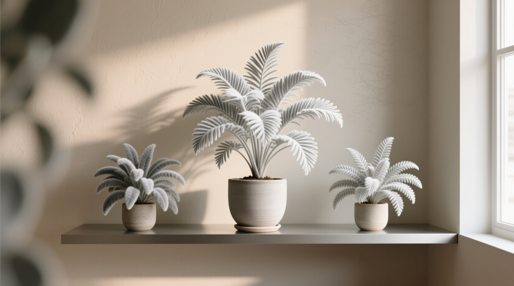 silver grey foliage plants