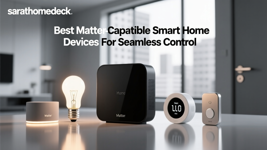 Best Matter-Compatible Smart Home Devices For Seamless Control