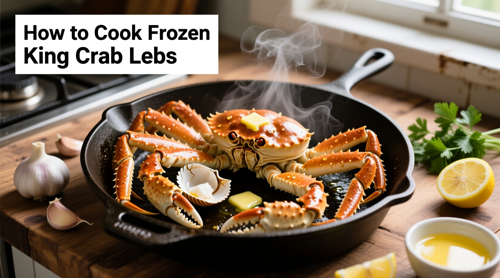 how to cook frozen king crab legs