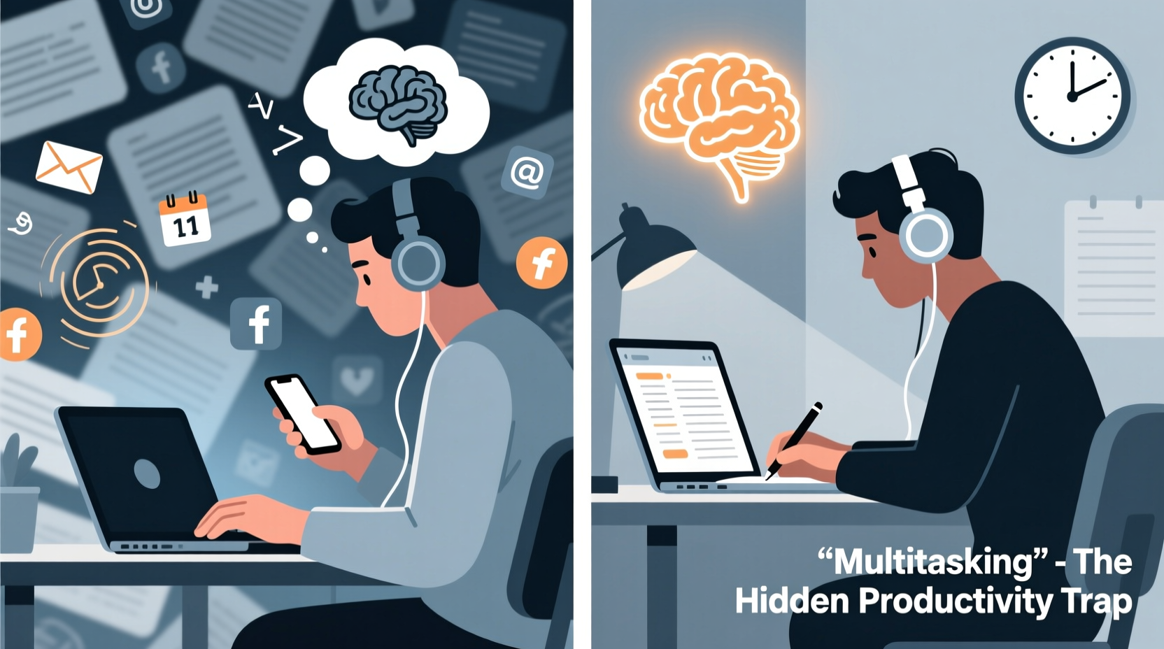 is multitasking making us less productive without realizing it