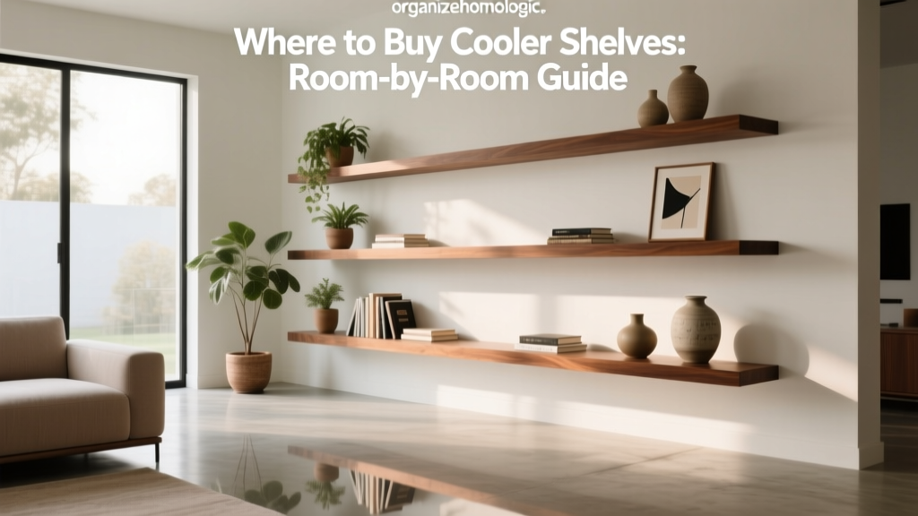 Where to Buy Cooler Shelves: Room-by-Room Guide