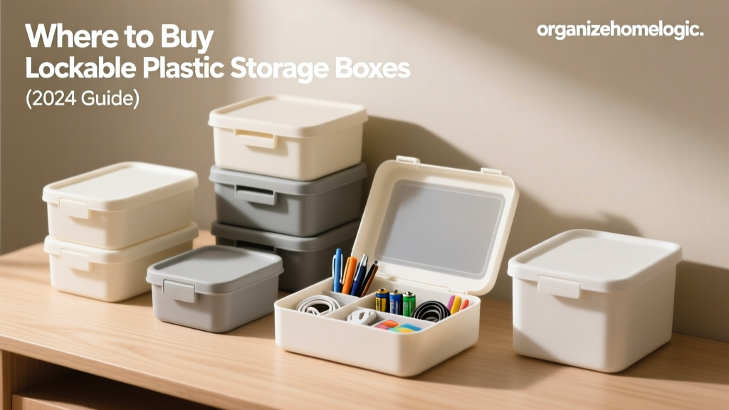 Where to Buy Lockable Plastic Storage Boxes (2024 Guide)
