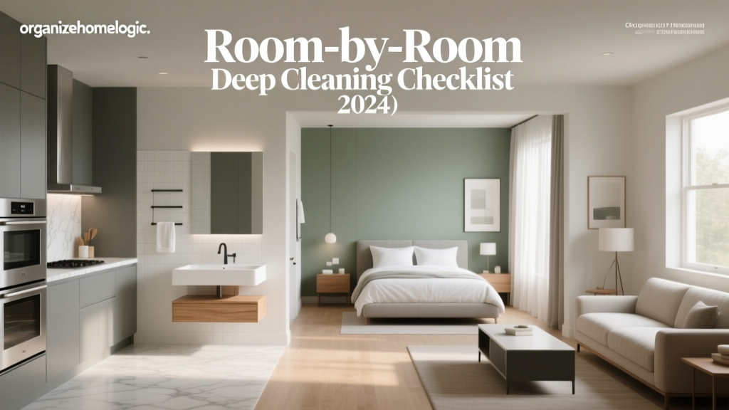 Room-by-Room Deep Cleaning Checklist (2024)