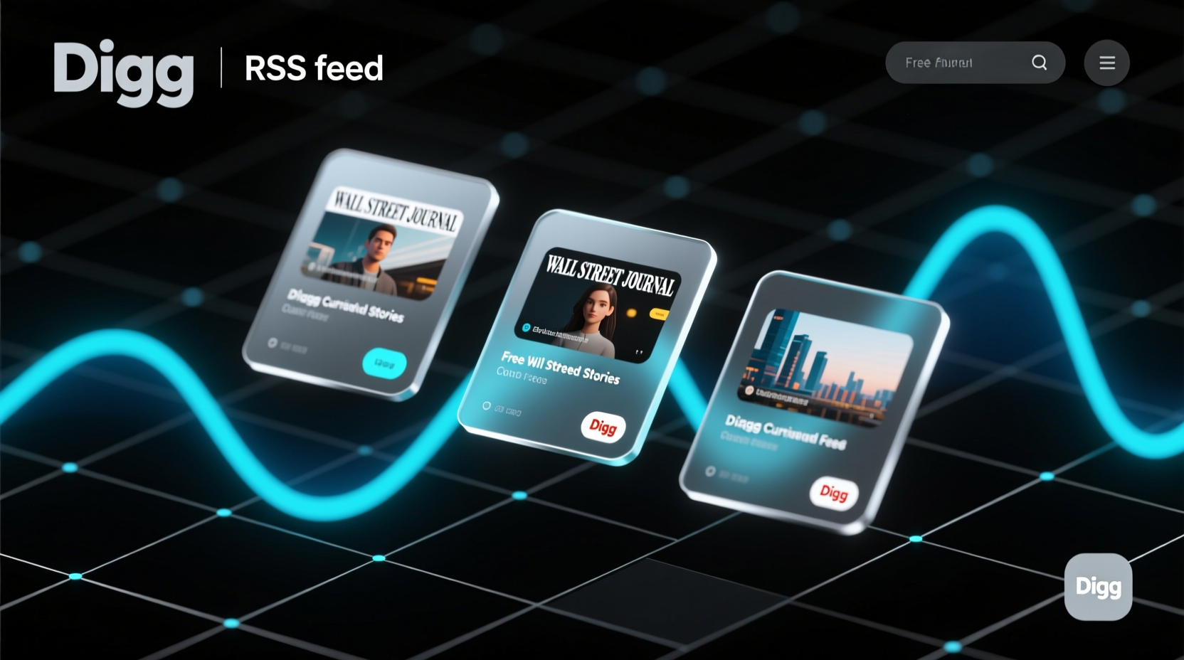 free wall street journal stories through digg rss