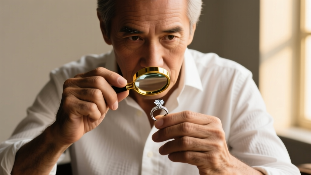Close-up of a jeweler