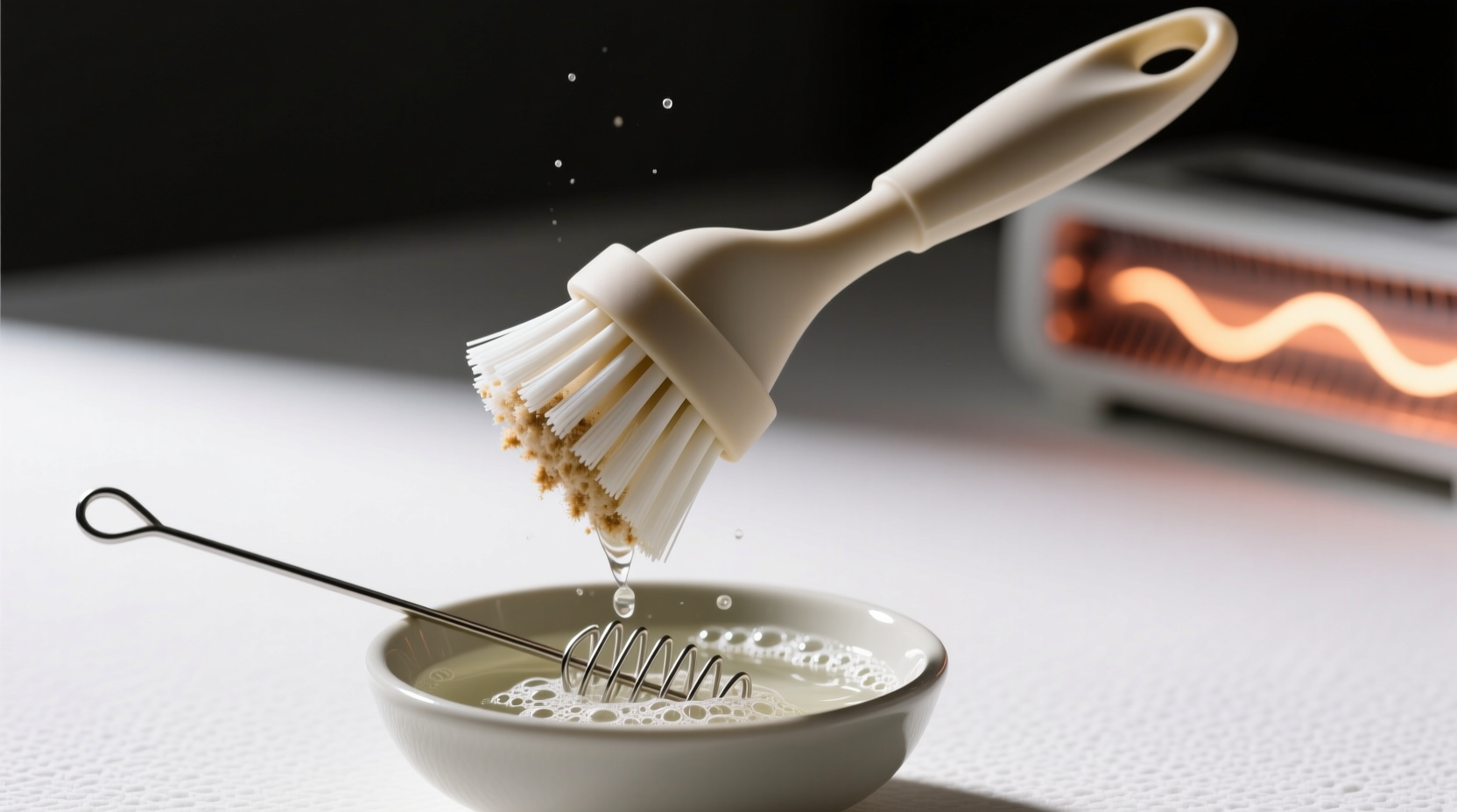 eco friendly cleaning tips deep clean silicone dish brush