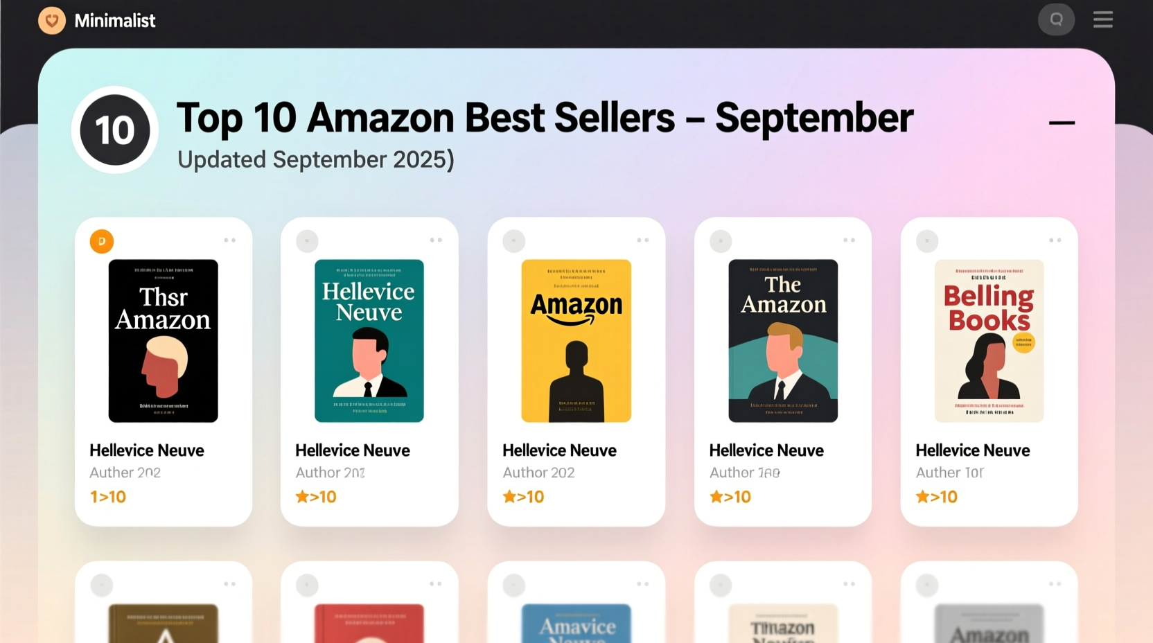 amazon best selling books this week