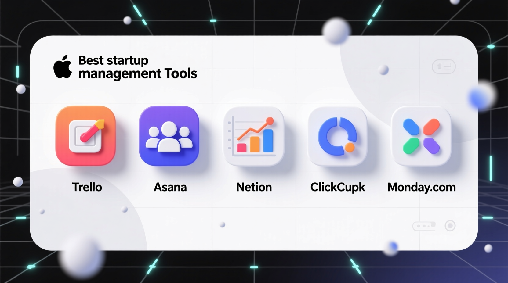 five best startup management tools
