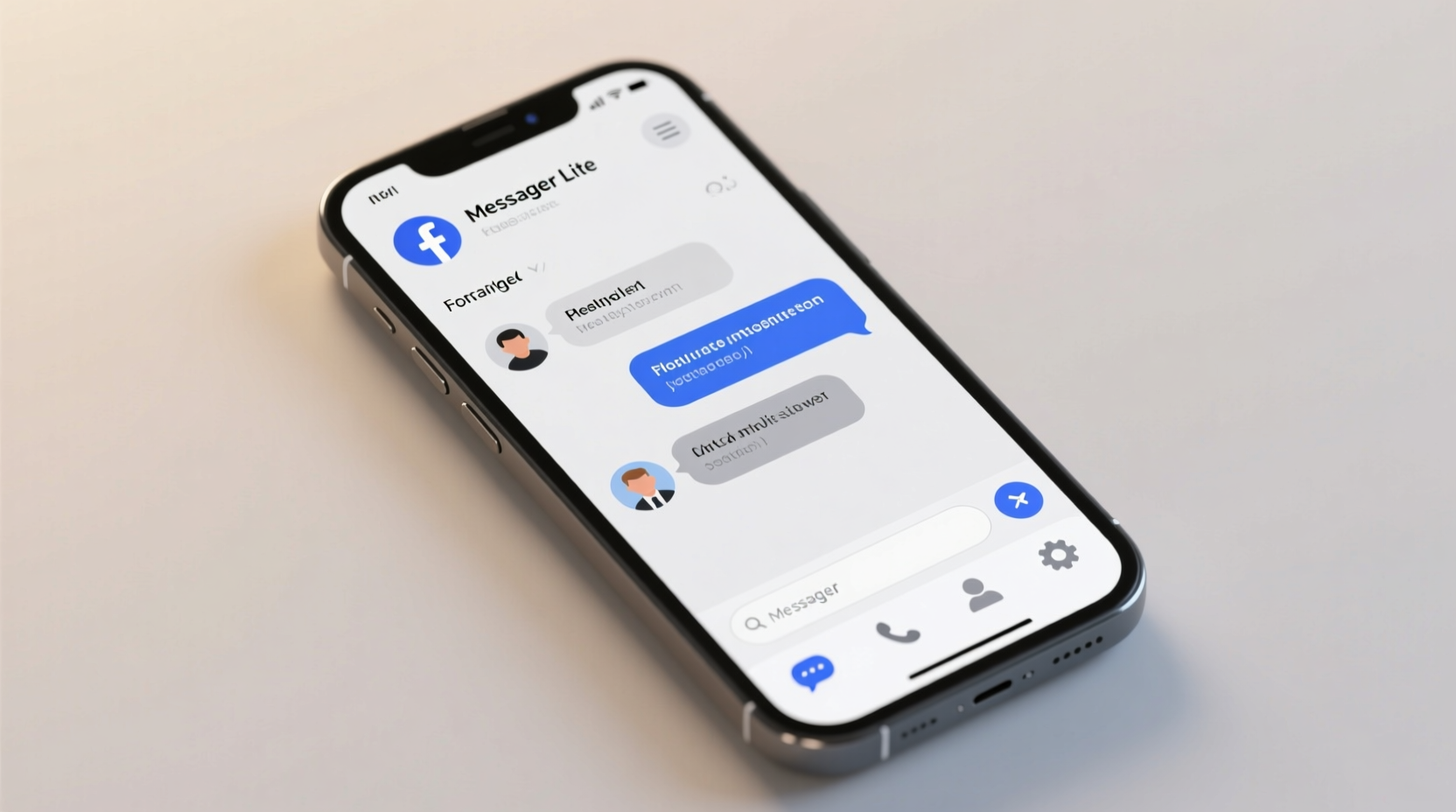 facebook messenger lite is a simple version that works