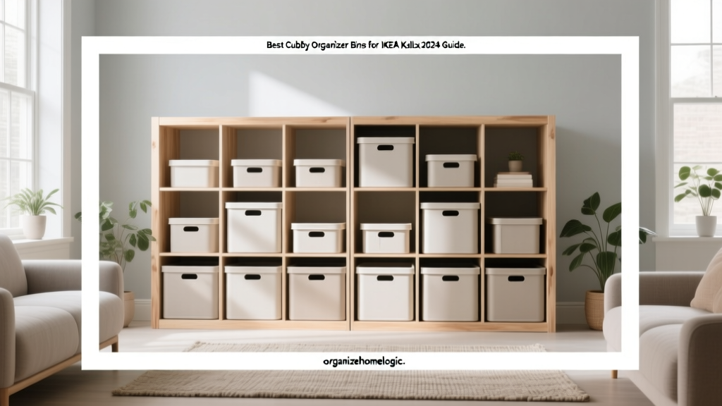 Best Cubby Organizer Bins for IKEA Kallax (2024 Guide)