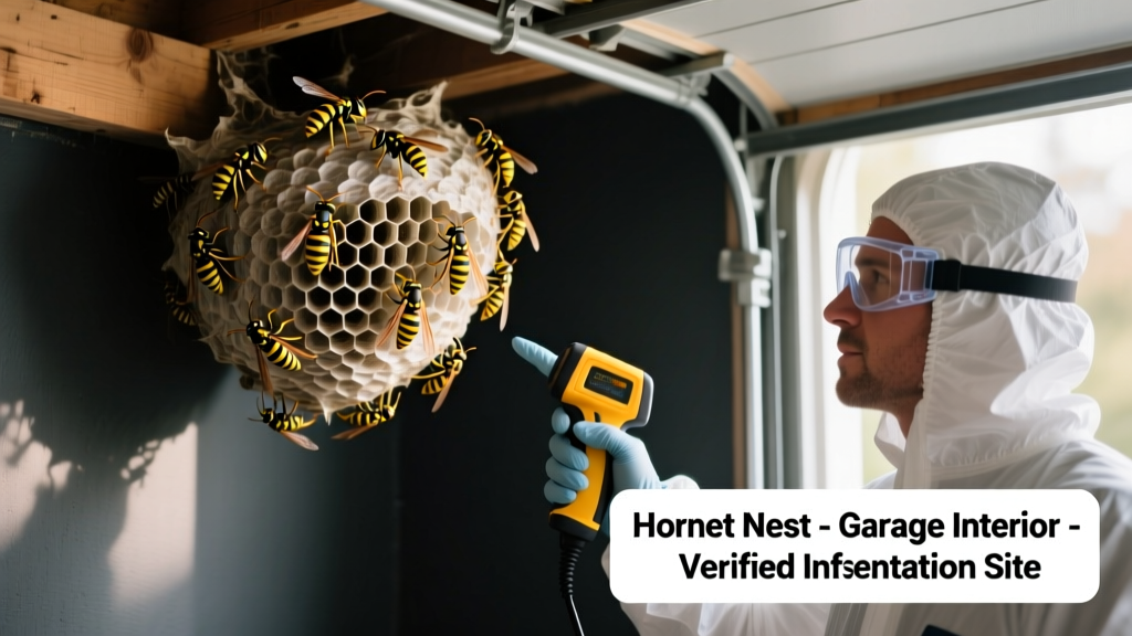 Hornets in Garage: Identification and Safe Removal