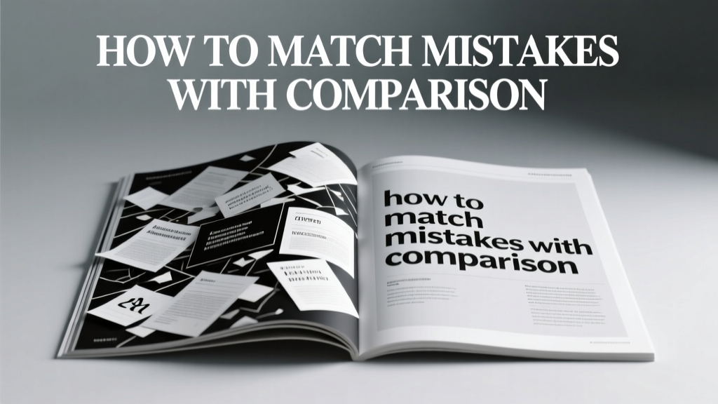 How To Match Mistakes With Comparison: A Precision Framework for Error Analysis