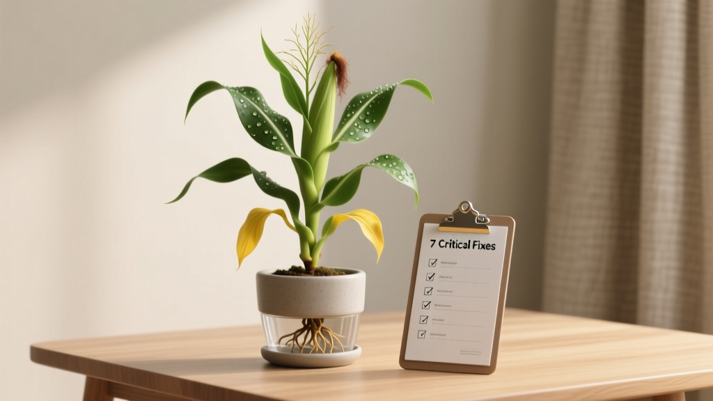 Corn Plant Not Growing? Fix Causes Before Propagating
